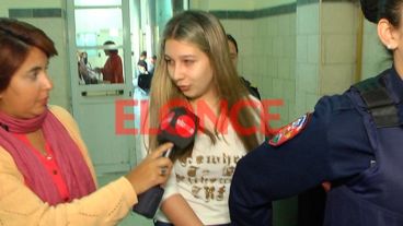 Nahir dialogó con un canal de TV.