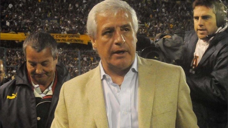 Rivoira, en sus tiempos de entrenador de Rosario Central.