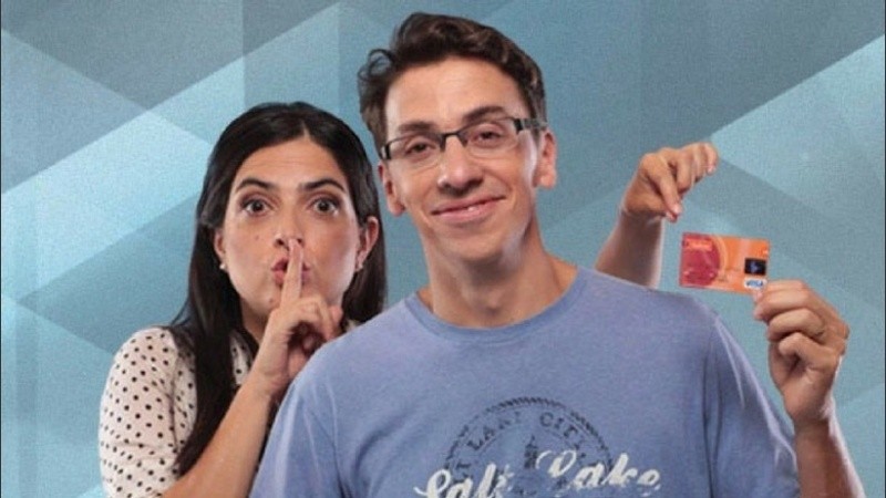 La pareja protagonizó escenas muy graciosas en tono publicitario. 