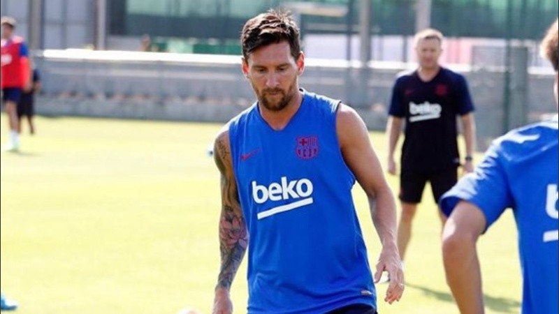 El crack rosarino llega sin ritmo tras una lesión en el sóleo derecho.