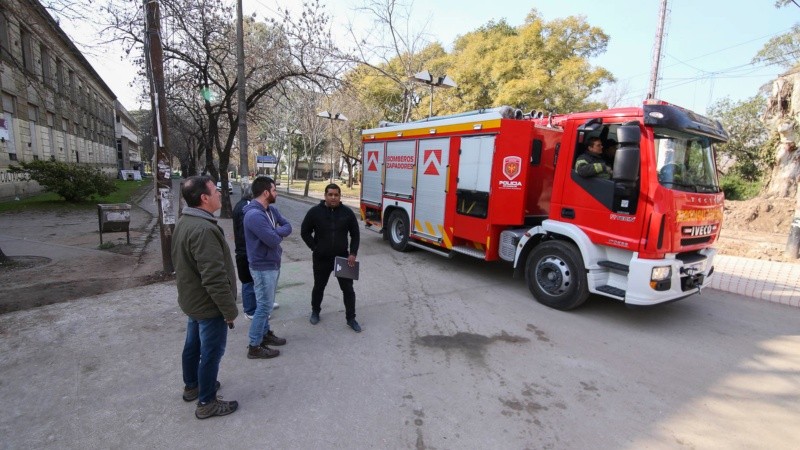 En el lugar trabajaron Bomberos Zapadores, Litoral Gas y la GUM.