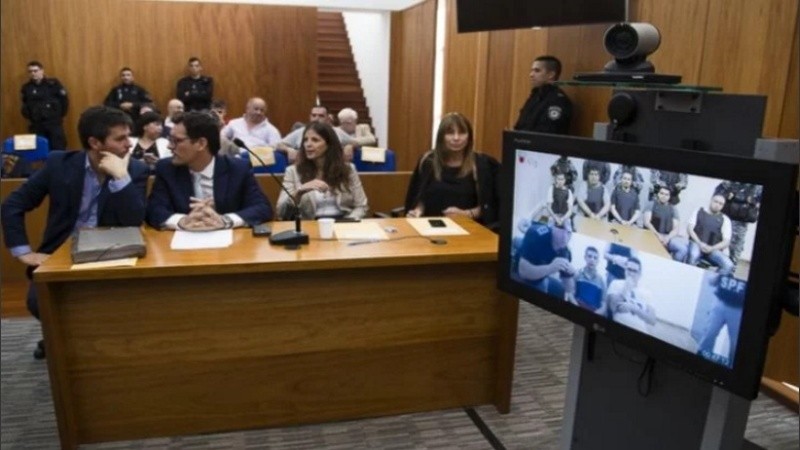 Jure siguió la apelación del juicio a Los Monos desde la cárcel de Ezeiza.