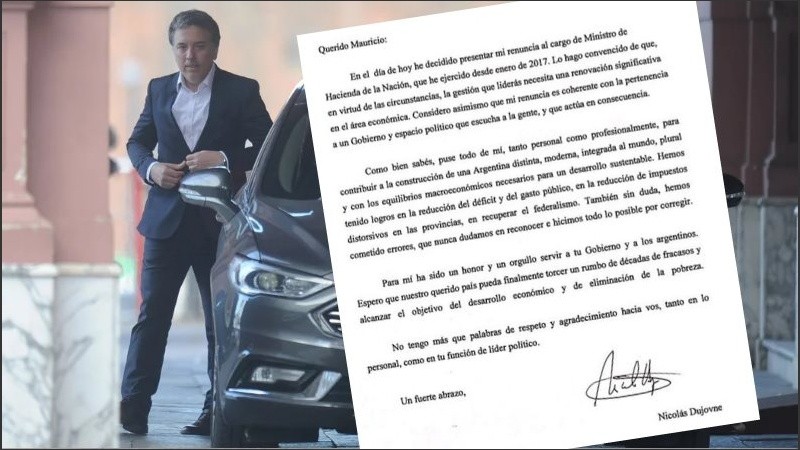 Dujovne no participó de los anuncios de esta semana y dejó el gabinete.