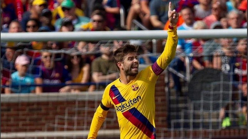 El catalán molesto con la derrota y con sus compañeros.