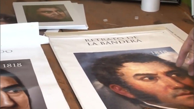 El retrato digital recupera algunos rasgos propios de José de San Martín. 
