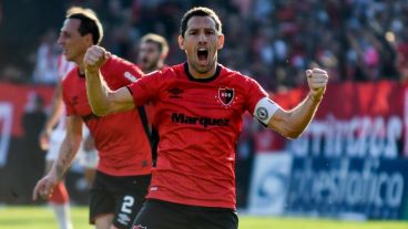 Maxi, súper compenetrado con este presente de Newell's.