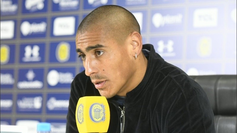 Zabala en la conferencia de este martes en Arroyo Seco. 