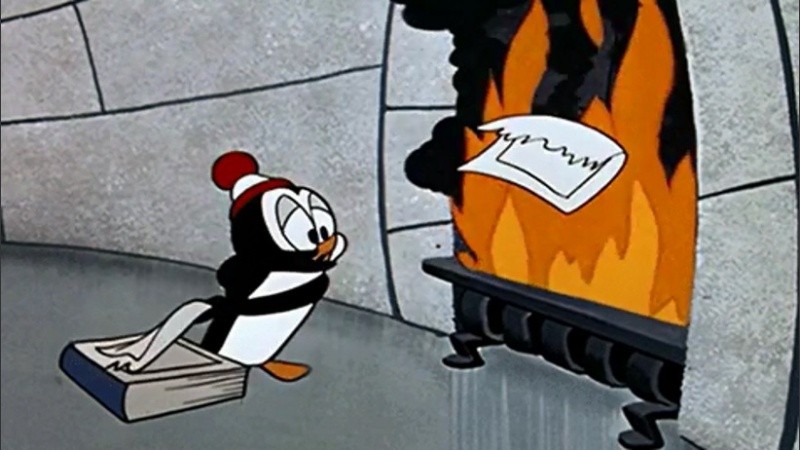 A avivar el fuego este miércoles de invierno. 