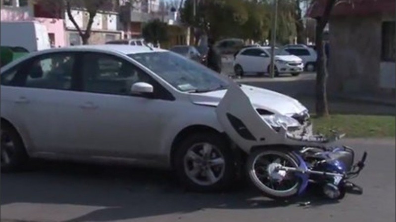 El choque ocurrió este miércoles a la tarde.