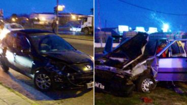 Así quedaron los vehículos siniestrados.