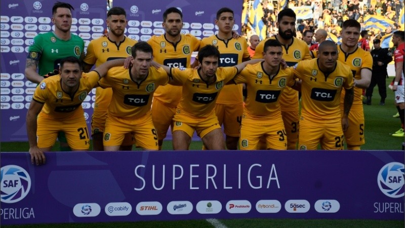 Los once que iniciaron el cotejo ante Patronato.