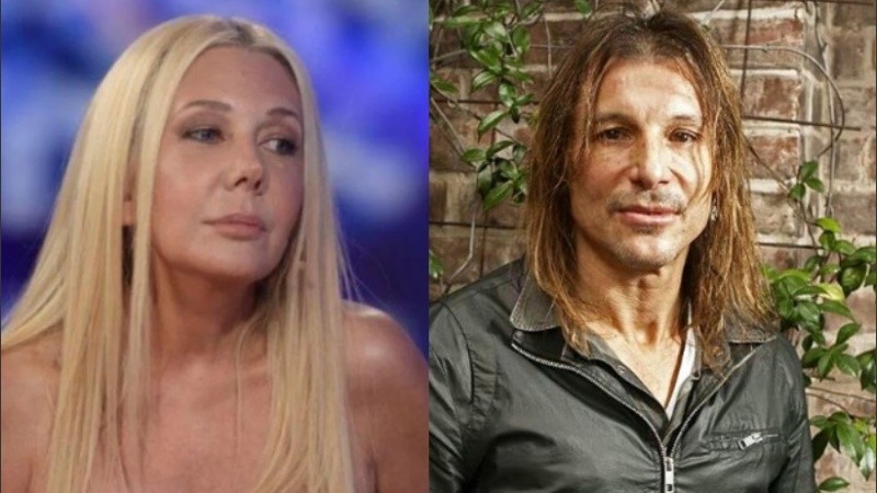 En pie de guerra: Mariana Nannis y Claudio Caniggia.