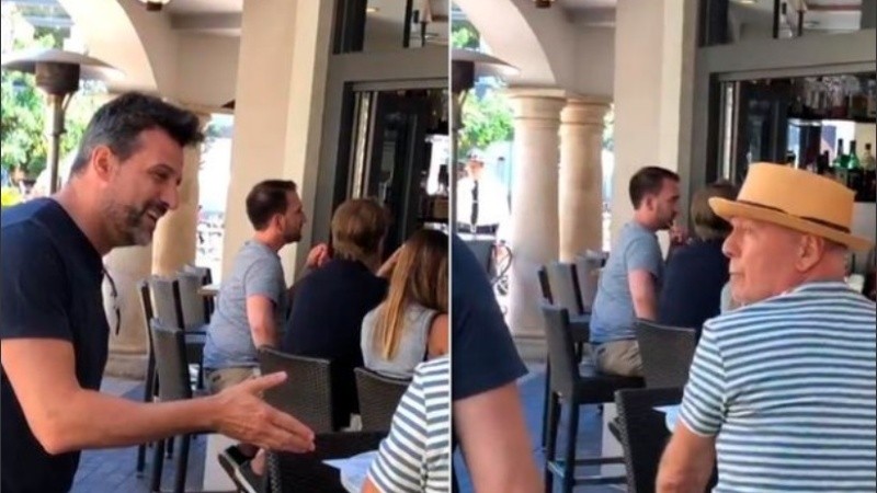 Pese al mal momento, el actor y animador argentino se tomó la situación con humor.