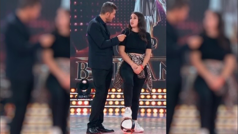 Marcelo Tinelli y Leticia Siciliani.