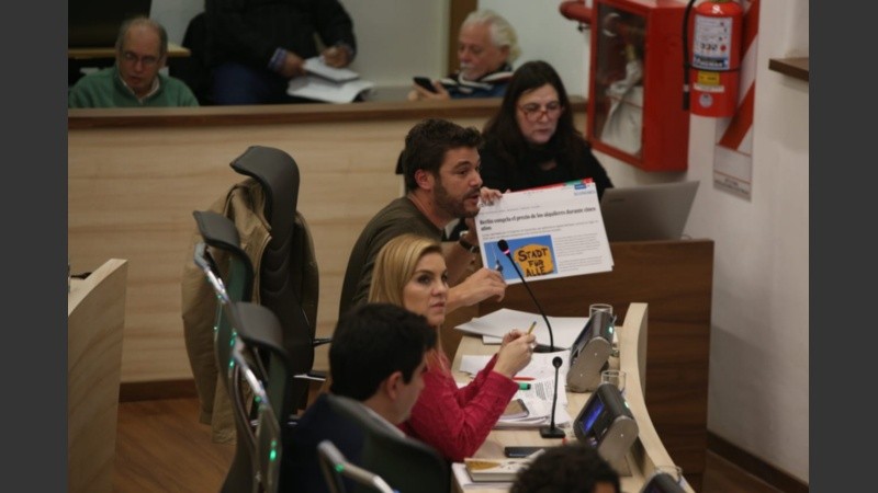 Monteverde cuestionó el accionar la comisión de Planeamiento que integra. 