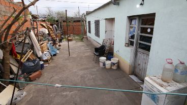 La vivienda donde sucedió el homicidio en barrio Toba.