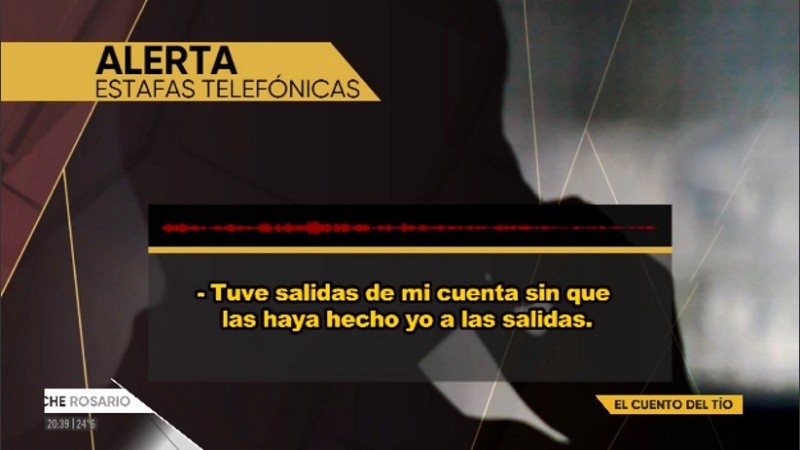 Los audios pertenecen a estafas reales.