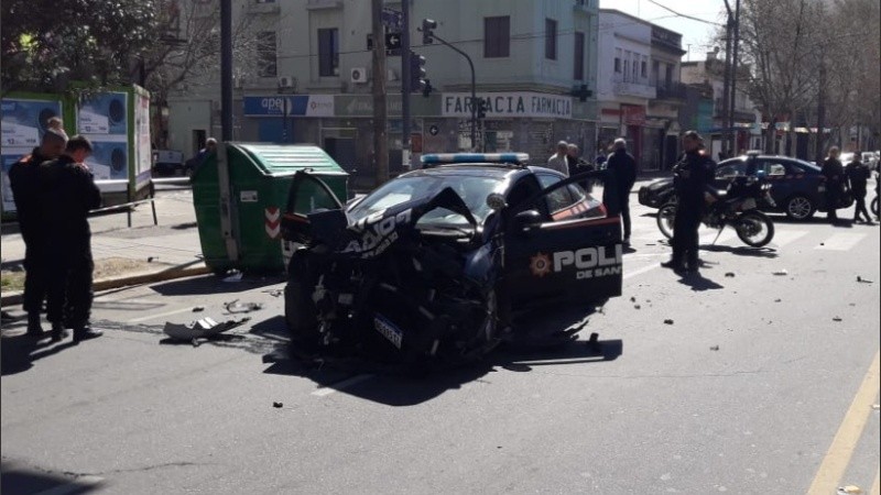 Daños de consideración en ambos vehículos.