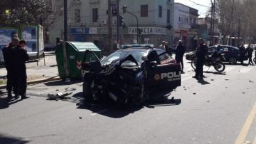 Daños de consideración en ambos vehículos.