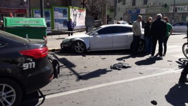 Daños de consideración en ambos vehículos.