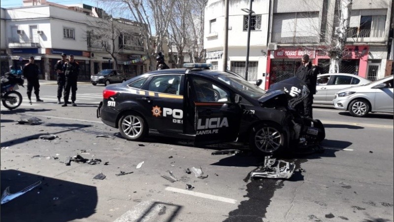 Daños de consideración en ambos vehículos.