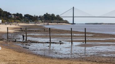 Así se ven las playas de La Rambla en la zona norte.