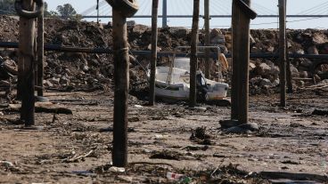 Esperan lluvias en el sur de Brasil para que el nivel del río suba.