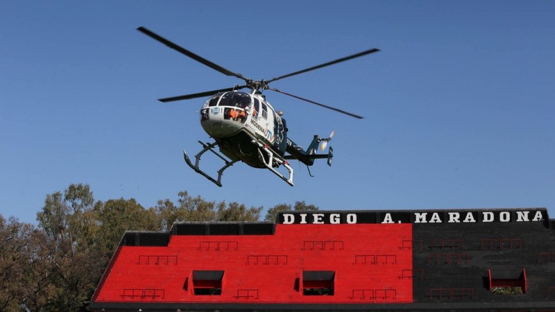 Así fue el simulacro en la cancha de Newell´s.