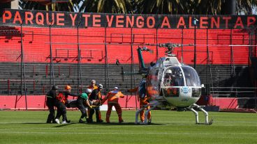 Así fue el simulacro en la cancha de Newell´s.