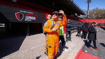 Así fue el simulacro en la cancha de Newell´s.