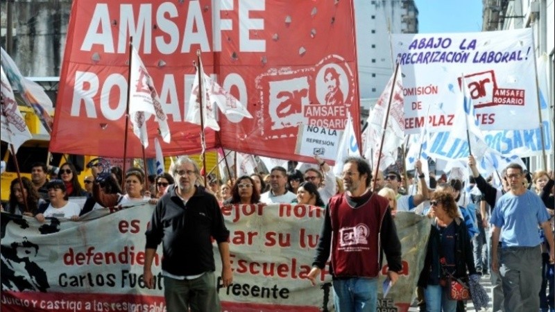 La marcha docente partirá a las 10 de la mañana.