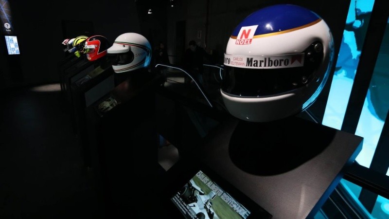 El casco y los logros del Lole, presentes en el Museo.