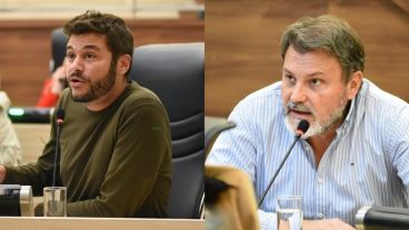 Los ediles Monteverde y Blanco se cruzaron en la sesión de este jueves.