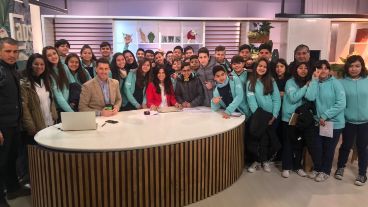 Alumnos del 7º grado recorrieron las instalaciones de TVL.