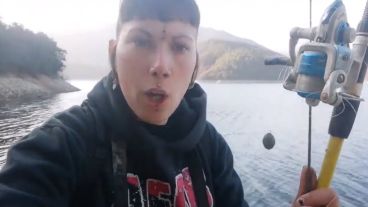 Una de las integrantes de la agrupación española Almas Veganas.