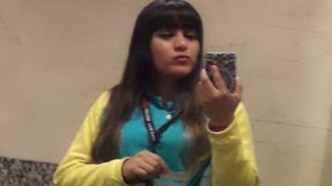 La agente fallecida luego de ser atropellada.