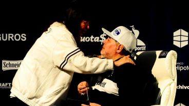"Quiero agradecerte", le dijo Giselle a Maradona.