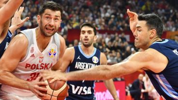 Scola y Campazzo, dos de los pilares argentinos en el triunfo ante Polonia.