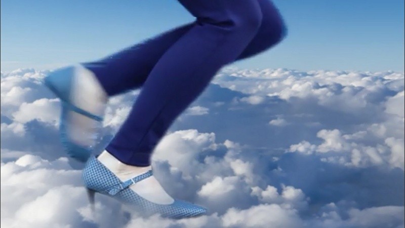 Un colchón de nubes para saltar con la imaginación. 