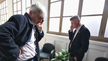 Carloni y D'Amico, en la antesala del clásico.