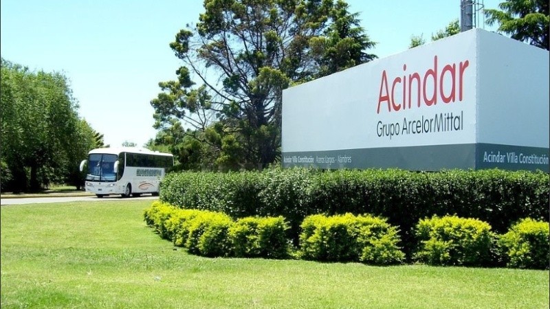 La planta de Acindar en Villa Constitución. 