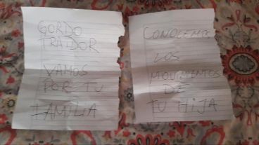 El dirigente del gremio de Peones fue amenazado con dos notas.