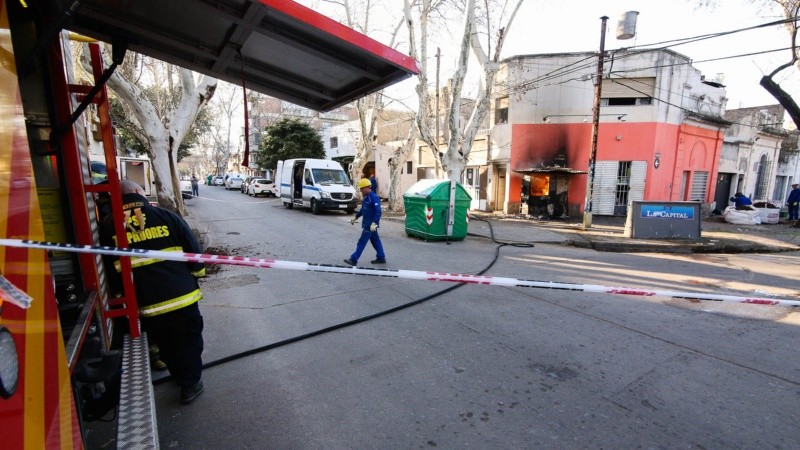 La esquina de San Luis y Río de Janeiro.