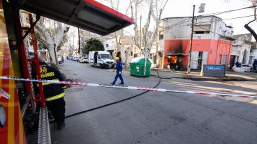 La esquina de San Luis y Río de Janeiro.