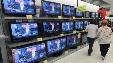 La producción de televisores fue una de las más afectadas.