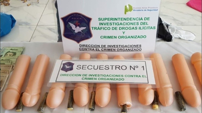 Dentro de los objetos de cotillón se traficaba la droga.