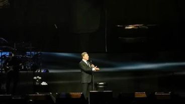 Luis Miguel cantó en Las Vegas.