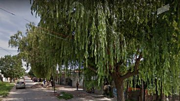 Las inmediaciones de la zona donde fue asesinado el muchacho.