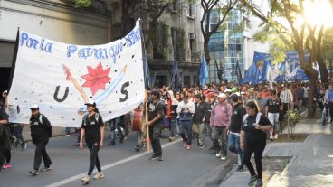 La marcha recorrió el centro de la ciudad.