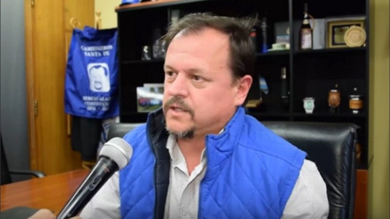 Sergio Aladio, de Camioneros, a favor de la adhesión a la ley de ART.